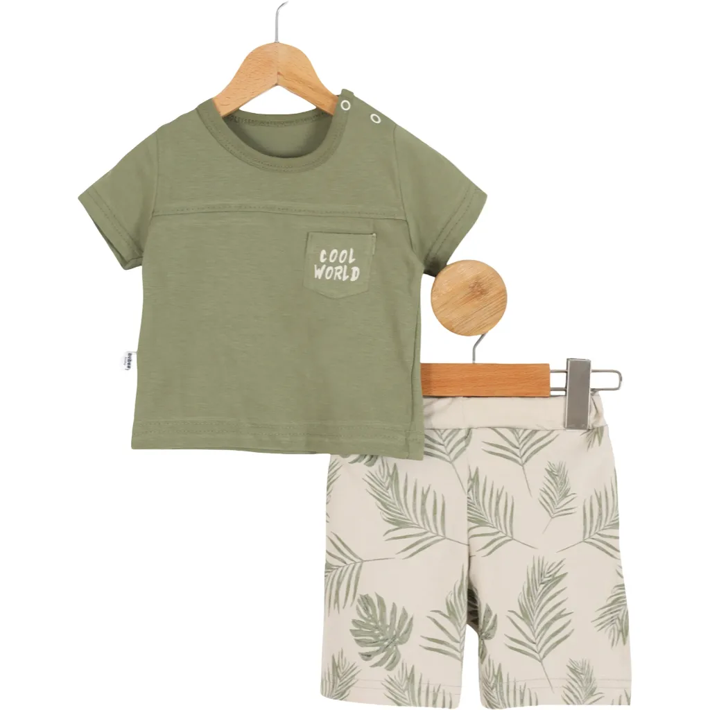 Palm Chill Set (Blue, 18M)