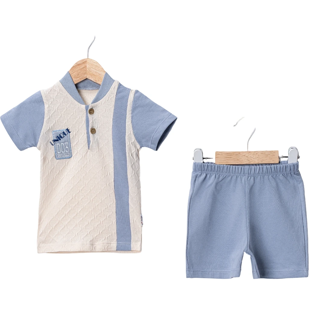 Little Classic Duo (Blue, 6/9M)