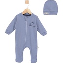 Ribbed Baby Overall Set