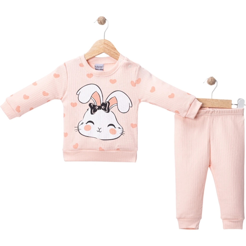 Bunny Graphic 2-Piece Set