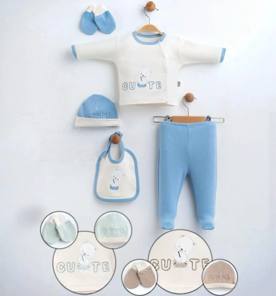 Exclusive Playtime Bear Set (0/3M, Boy)