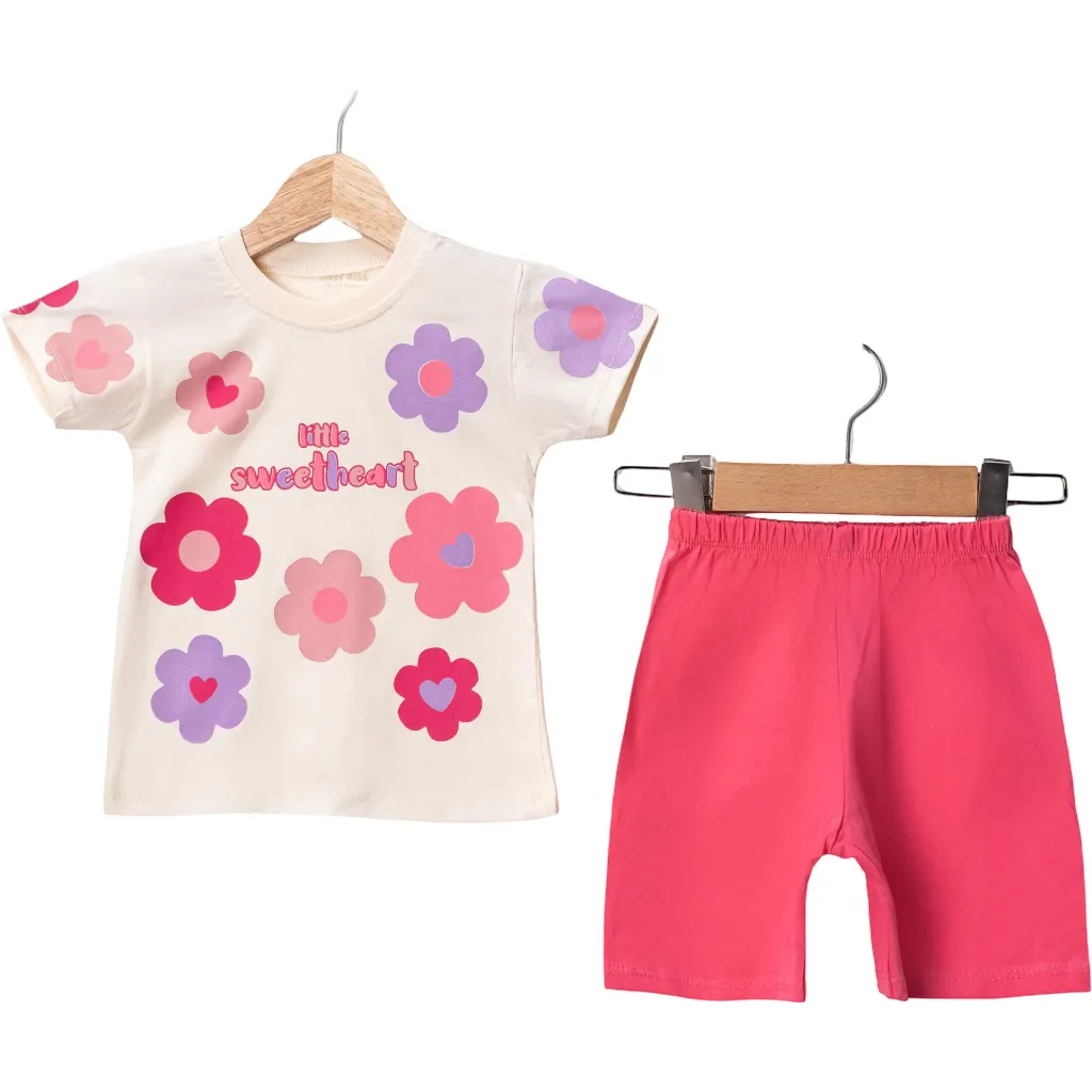 Petal Pop Set (CD: Rose Pink, 6/9M)
