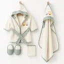 Tiny Wheels Bathrobe Set