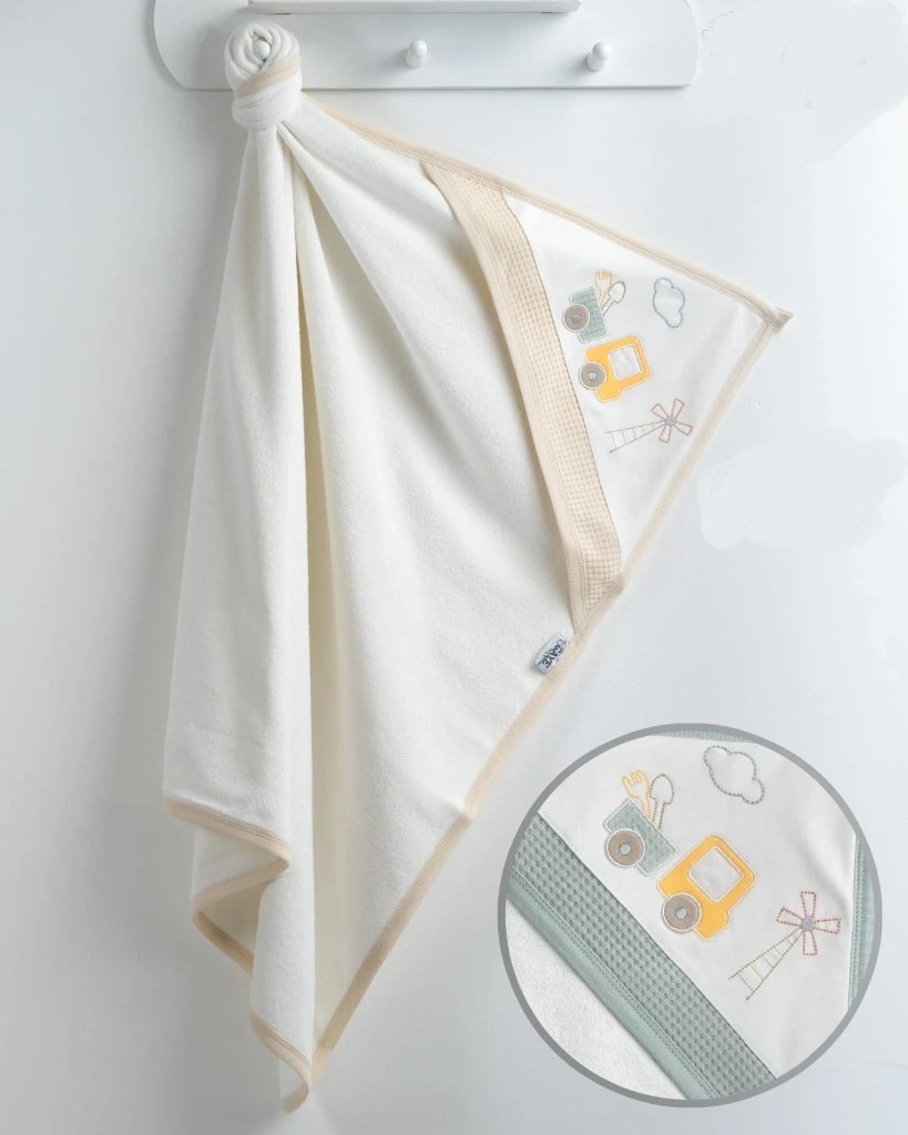 Cute Minitruck Baby Towel (Boy)