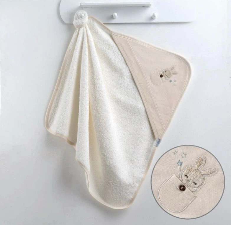 Cute Rabbit Baby Towel (Boy)