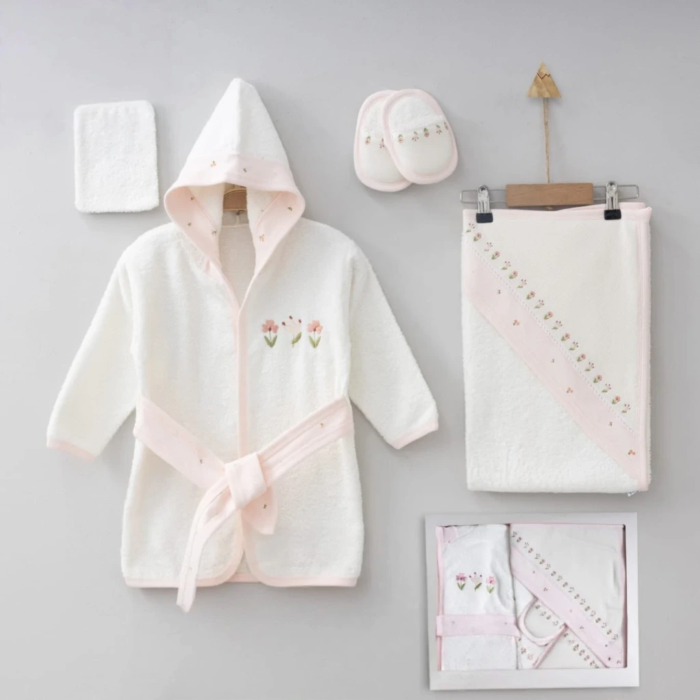 Cute Baby Flower Bathrobe
