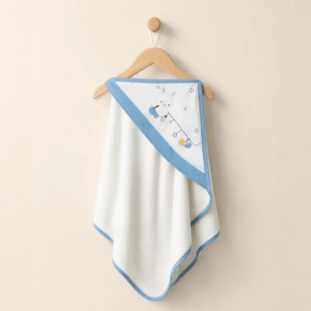 Heart-Rabbit Soft Towel