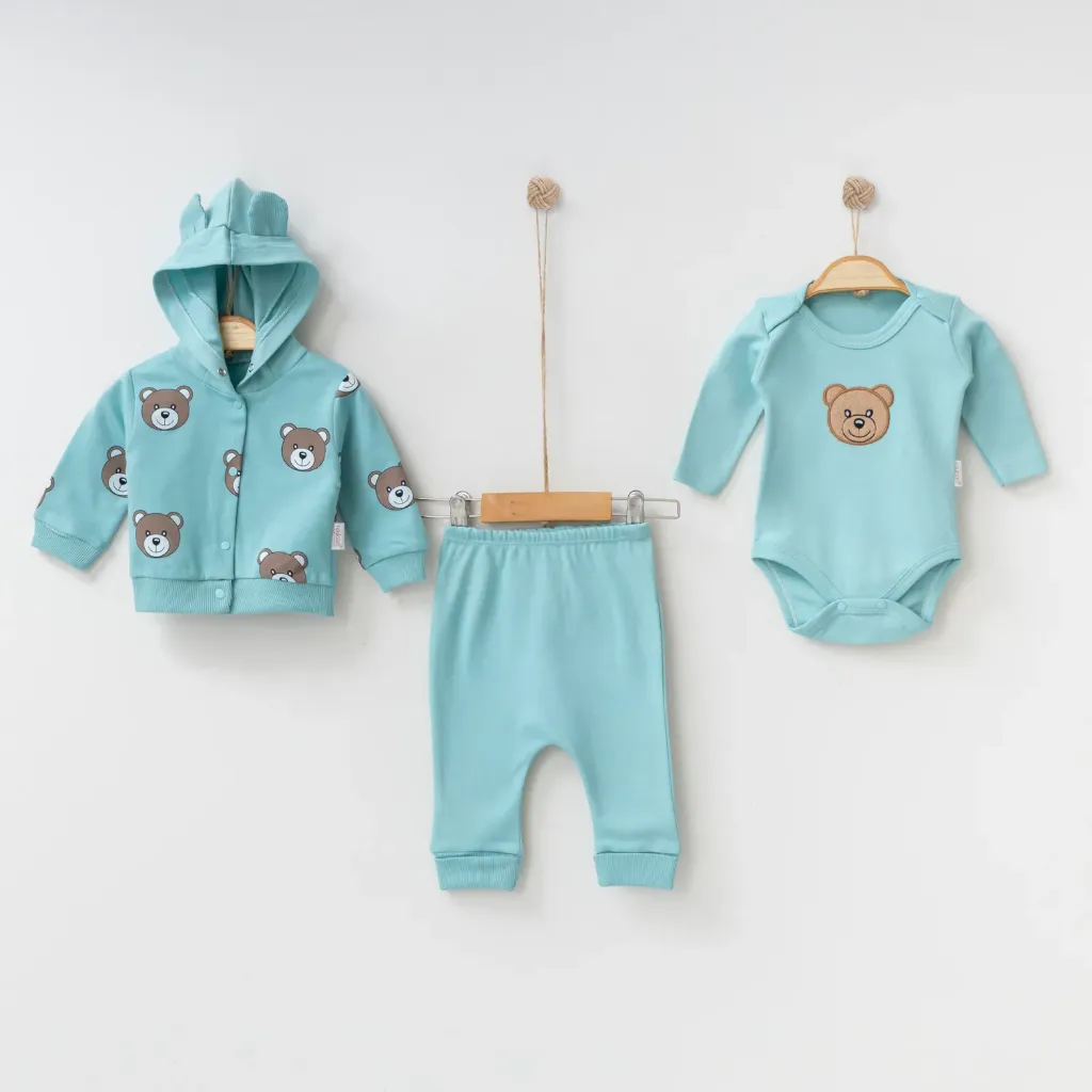Peek-a-Bear Hooded Set