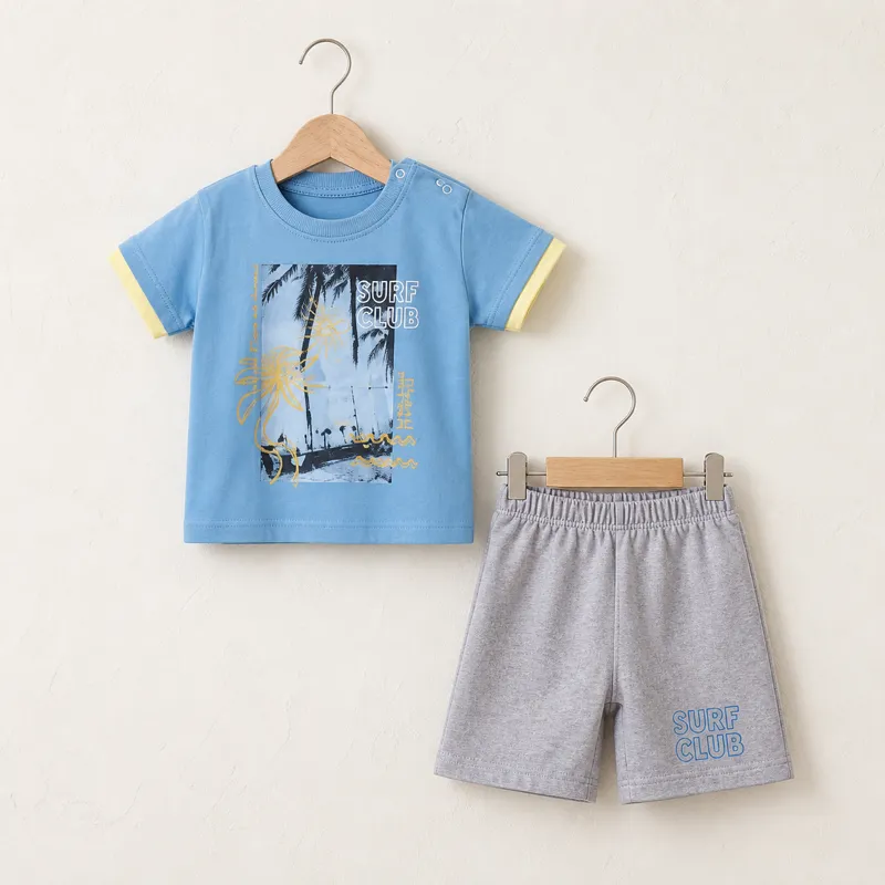 Surf Club Set (18M, Sage-Grey)