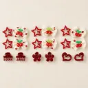 Sweet Red Hair Clips