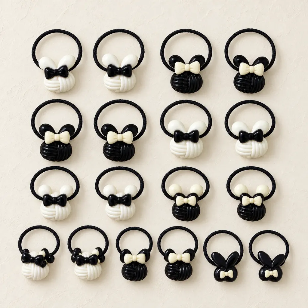 Mini Mouse Scrunchies (White)