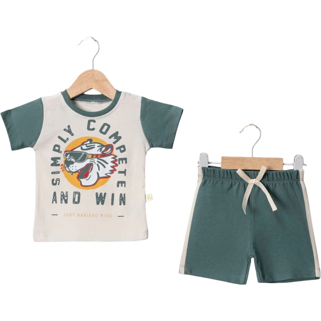 Simple 2-Piece Set (Blue, 6/9M)