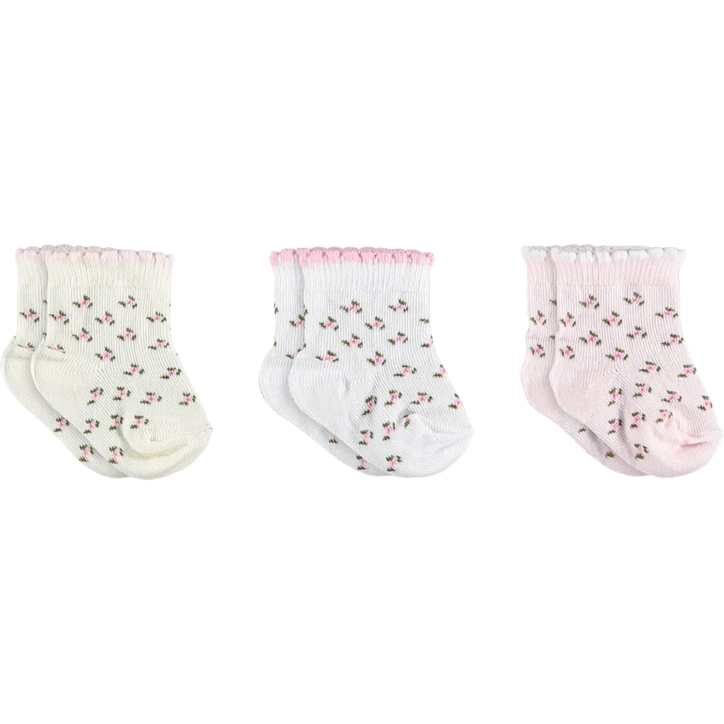 Soft Bloom Socks Set (0/3M)