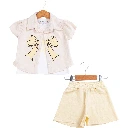 Rosy Bow Charm Set