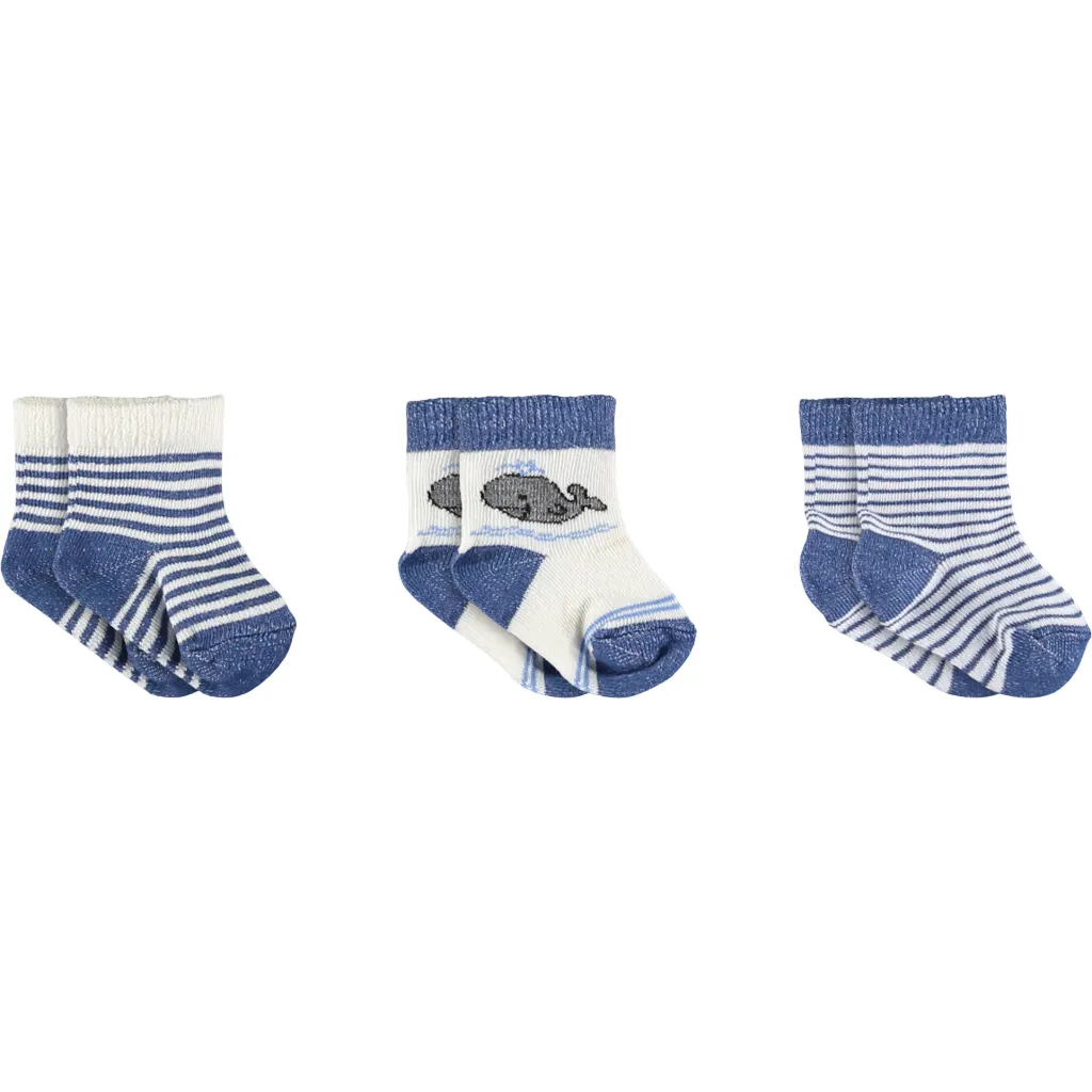 Ocean Stripe Socks Set (Boy)