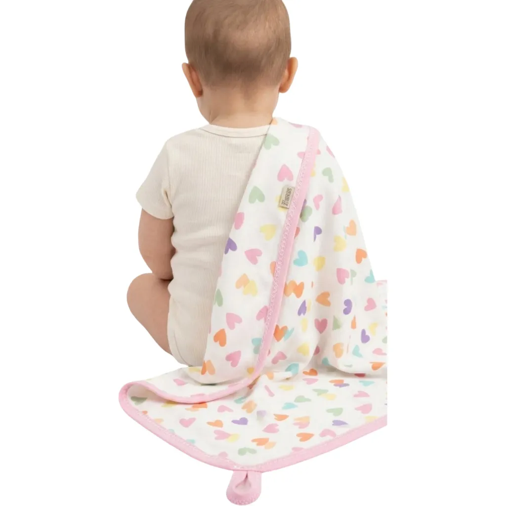 Candy Heart Blanket (0/3M, Boy)