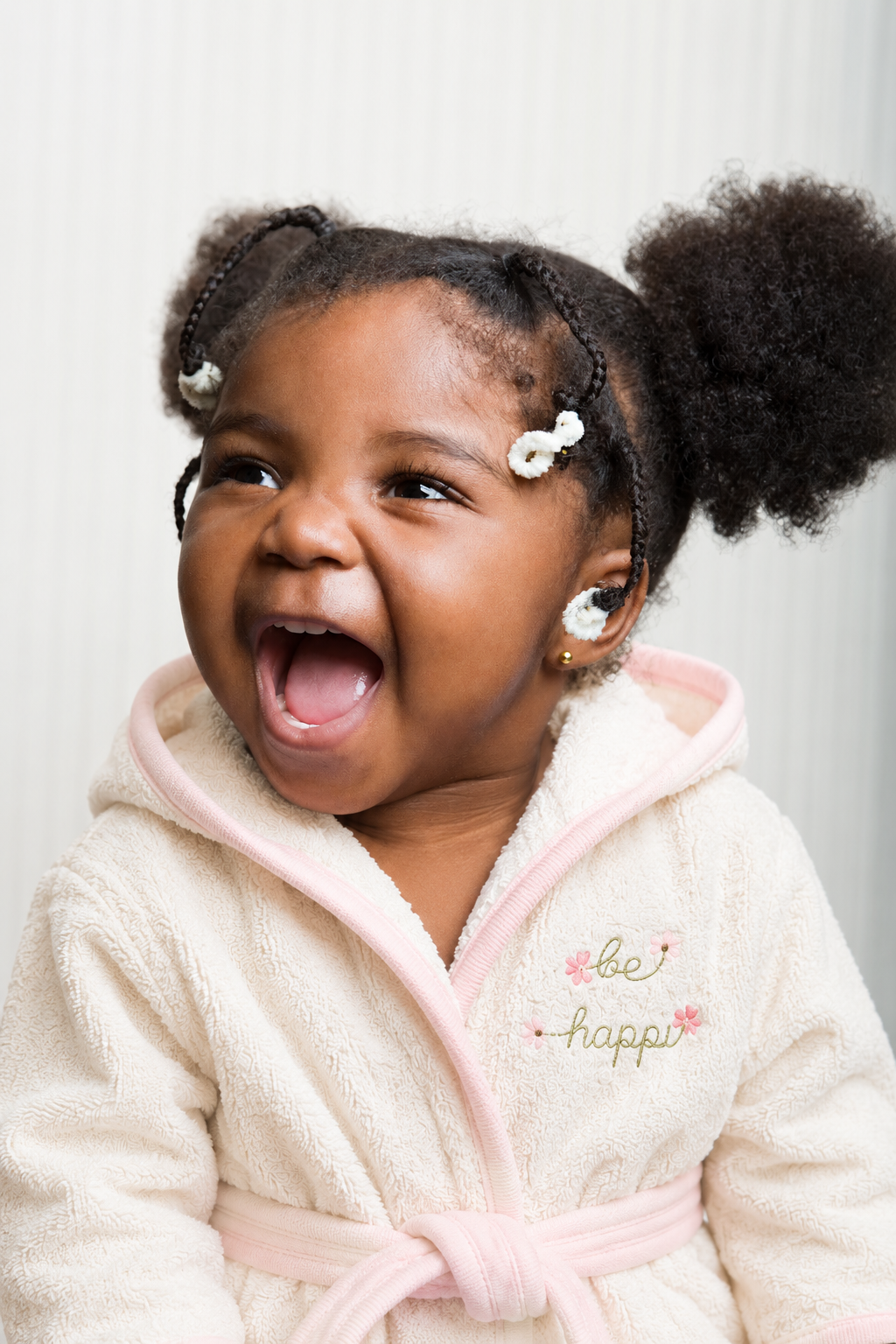 Be Happy Bathrobe Set