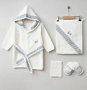 Cute Baby White-Bear Bathrobe