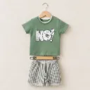Big NO Shorts Set