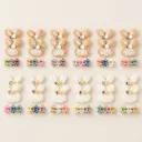 Bunny Multicolor Hair Clips