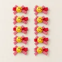 Smiley Face Hair Clips