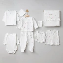Exclusive Set of Baby Girl Calmed-Color Clothes