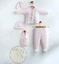 Exclusive Set of Baby Girl Pink Smooth Clothes