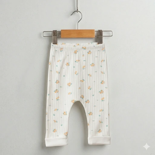 Rose Knitted Cute Pants