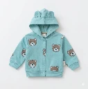 Blue Teddy Bear Hoodie