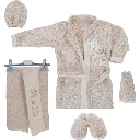 Cotton Bathrobe Set